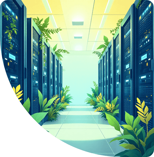 Server room illustration