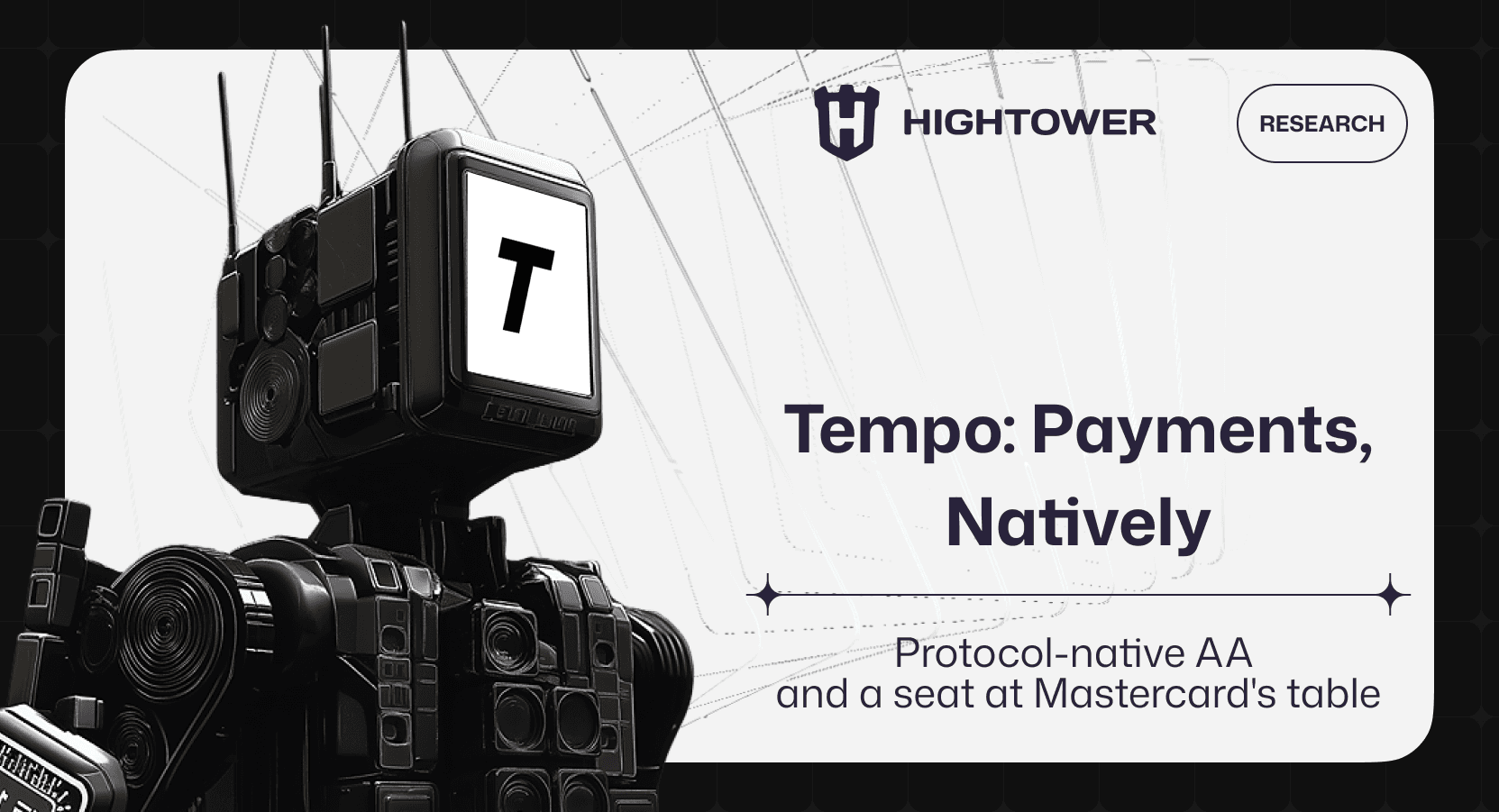 Tempo payments infrastructure